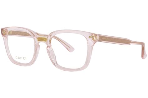 gucci pink clear glasses
